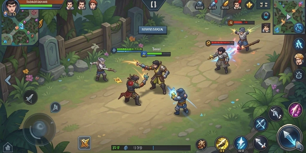 Fitur multiplayer memungkinkan bermain bersama teman.