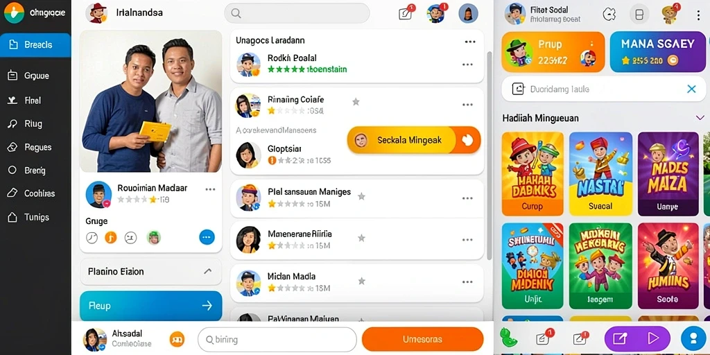 Pengalaman bermain yang seru dan interaktif.