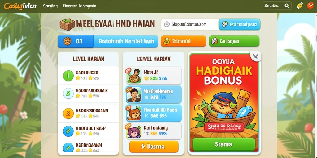 Kompetisi online yang menantang dengan pemain dari seluruh dunia.