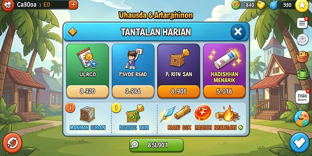 Menu pengaturan dengan opsi kustomisasi penuh.