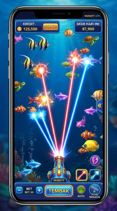 hugo77 — layar beranda
